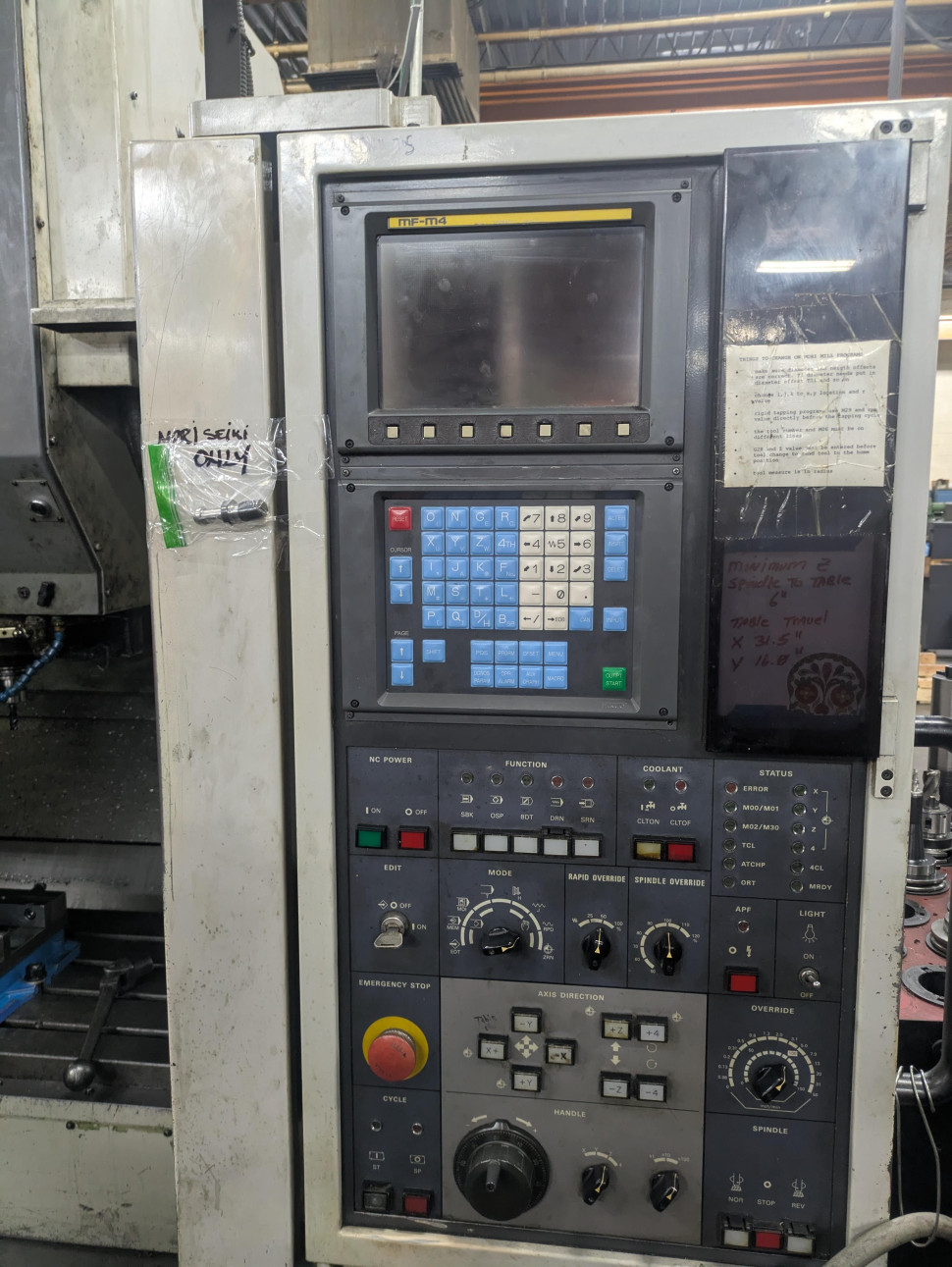 CNC machining center MORI SEIKI MV 40 - Machine image