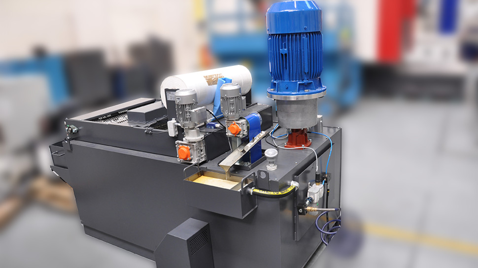 Cooling of Tools with Paper Filter - Machine image