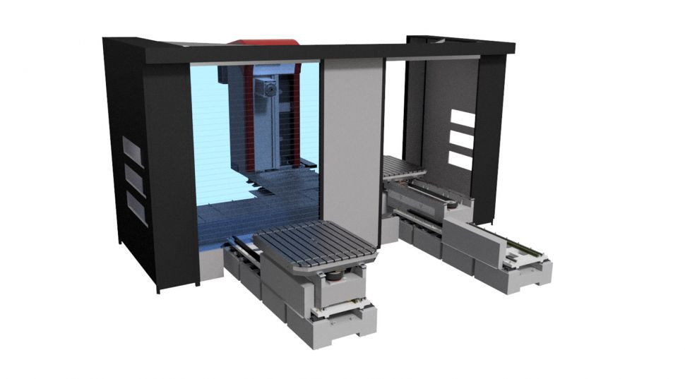 Cross-Wise Pallete Changer - Machine image